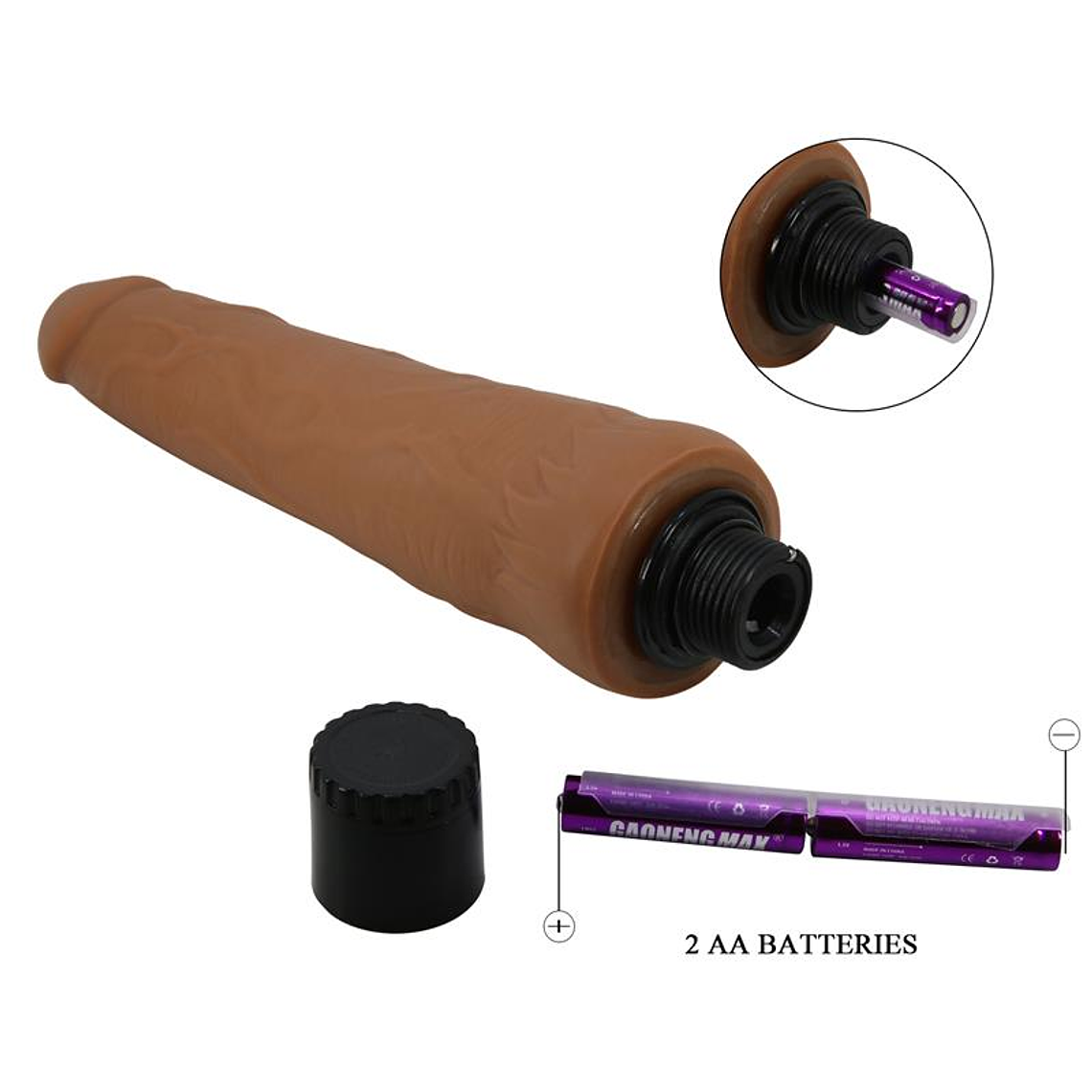 Realistic Sliding skin Dildo Alfredo 9,8 7