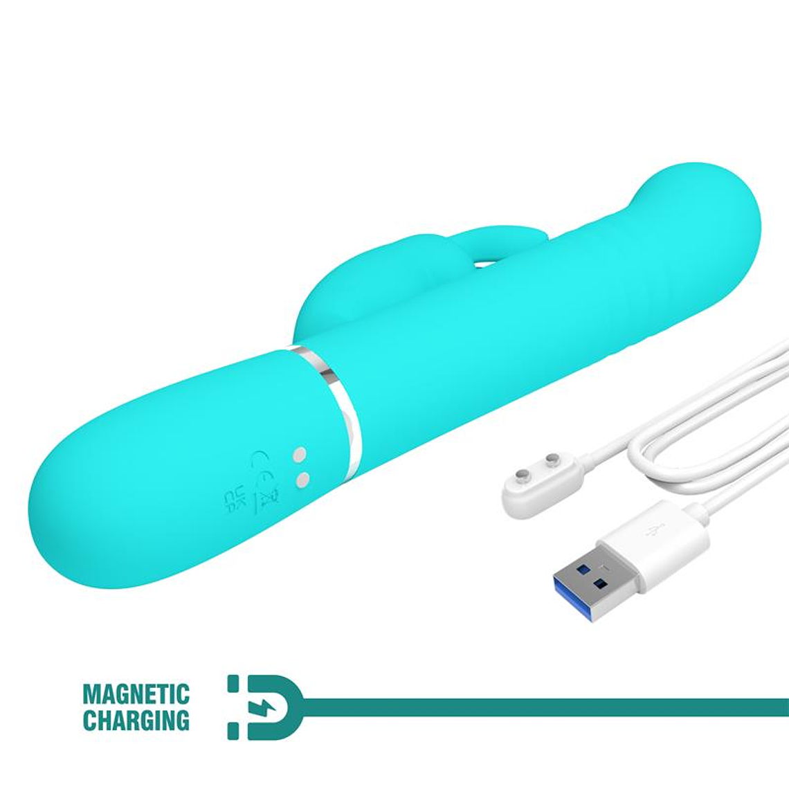 Coale Thrusting and Rotating Balls Vibrator USB 9