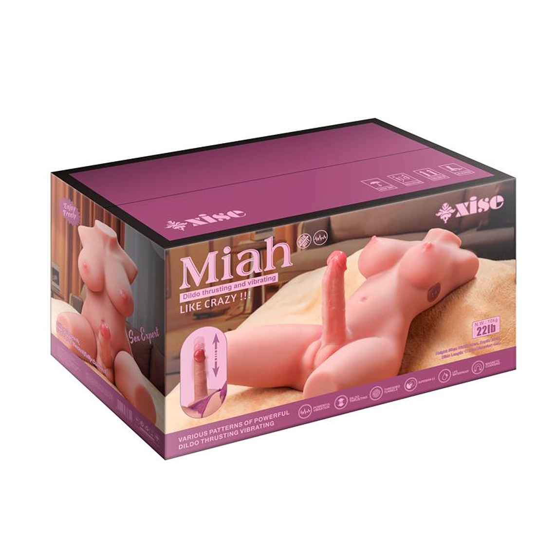 Miah Lady Boy Thrusting and Vibrating Torso9.8 kg 11
