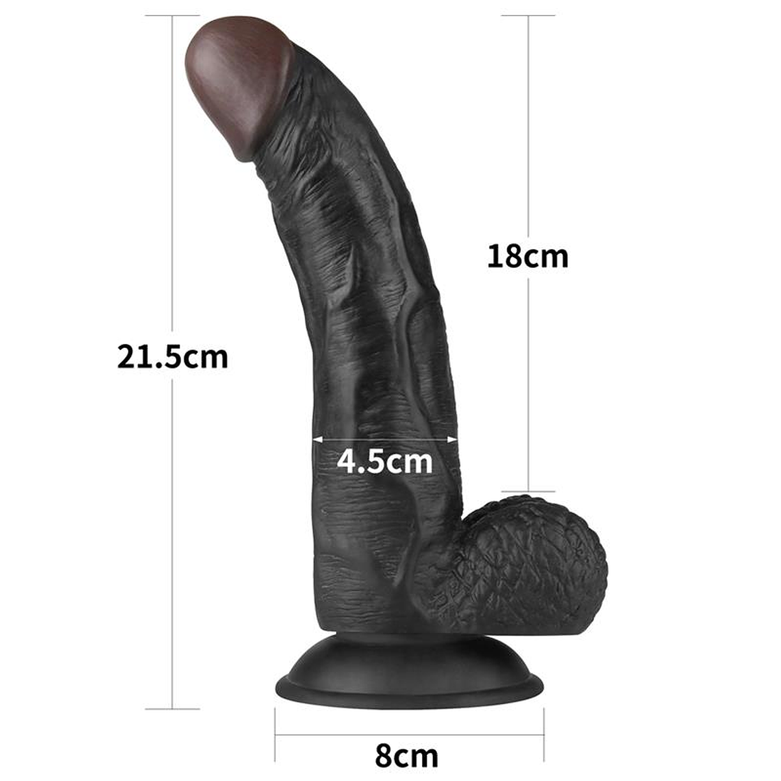 Adjustable Strap On with Dildo 8.5 16