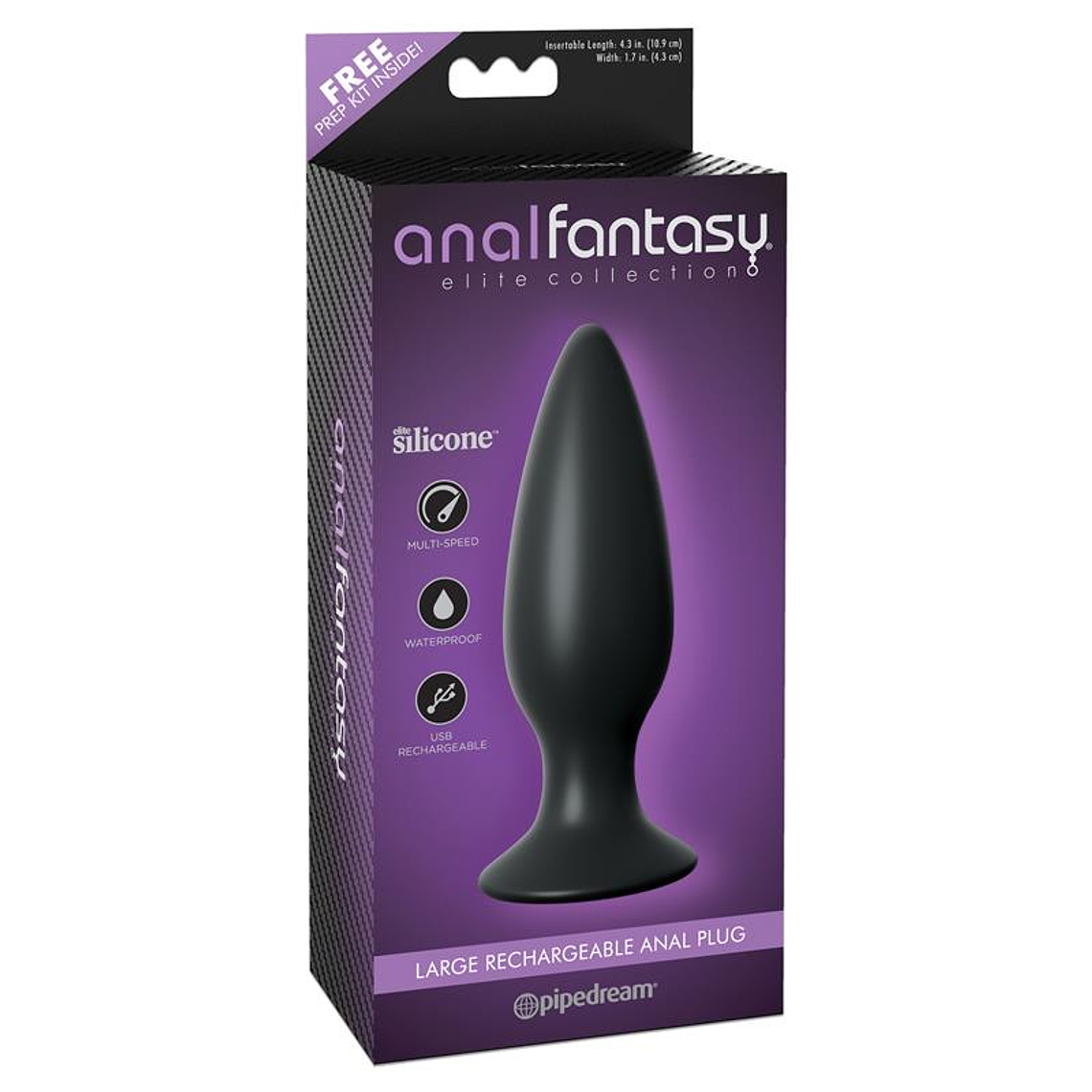 Vibrating Butt Plug Black 2