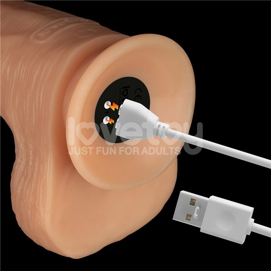 Power Basics Dildo with Vibration 11 12