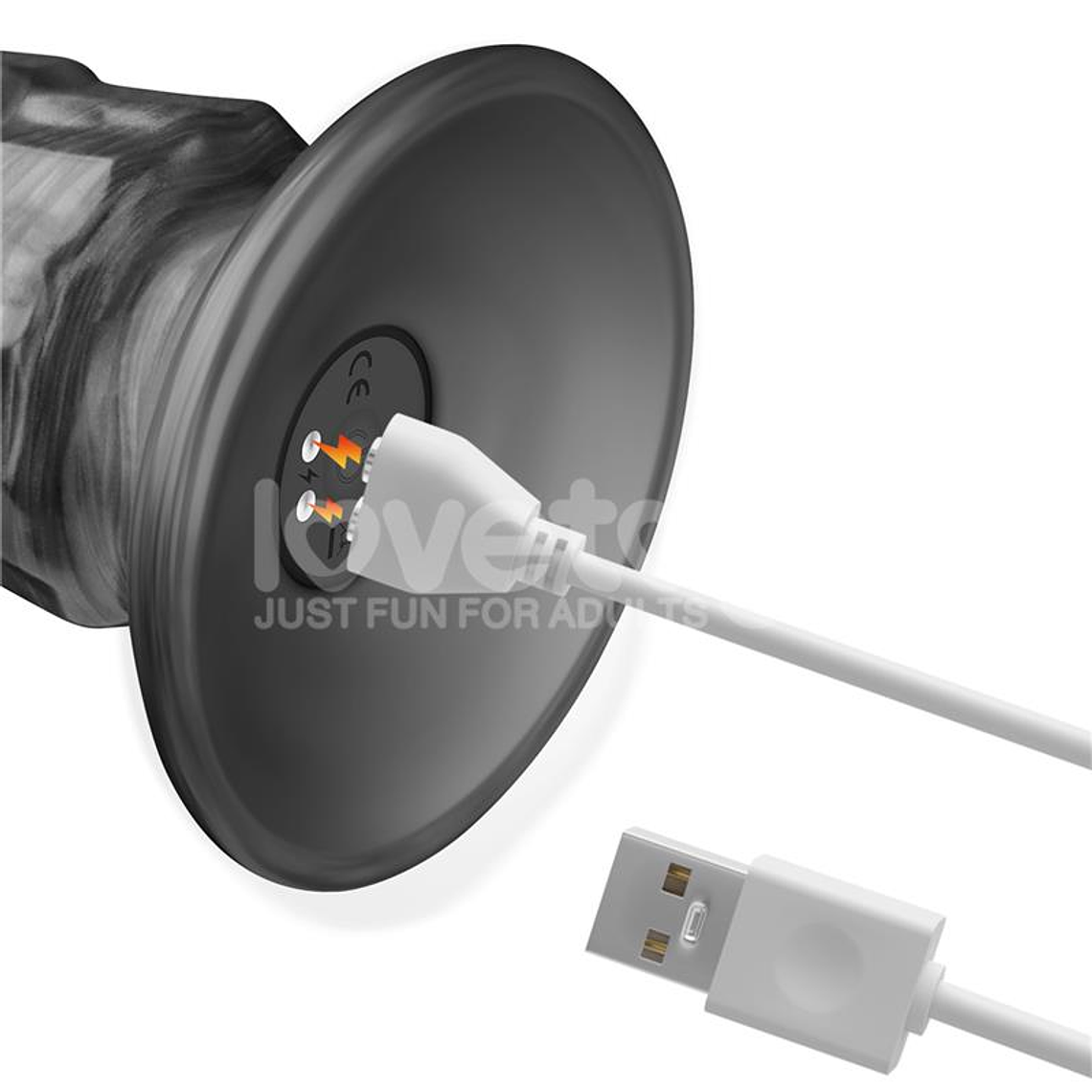 Vibrax Slider Anal Dildo with Vibration King Sized 14.5 9