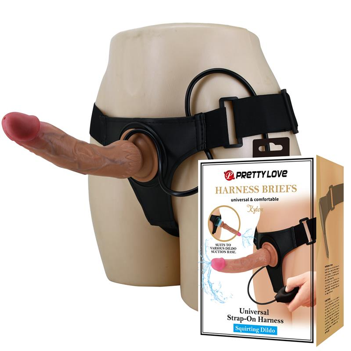 Kyton Strap-On with Squirting Dildo 1