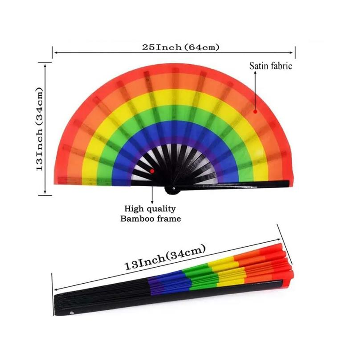 Pride Fan LGBT XXL 3
