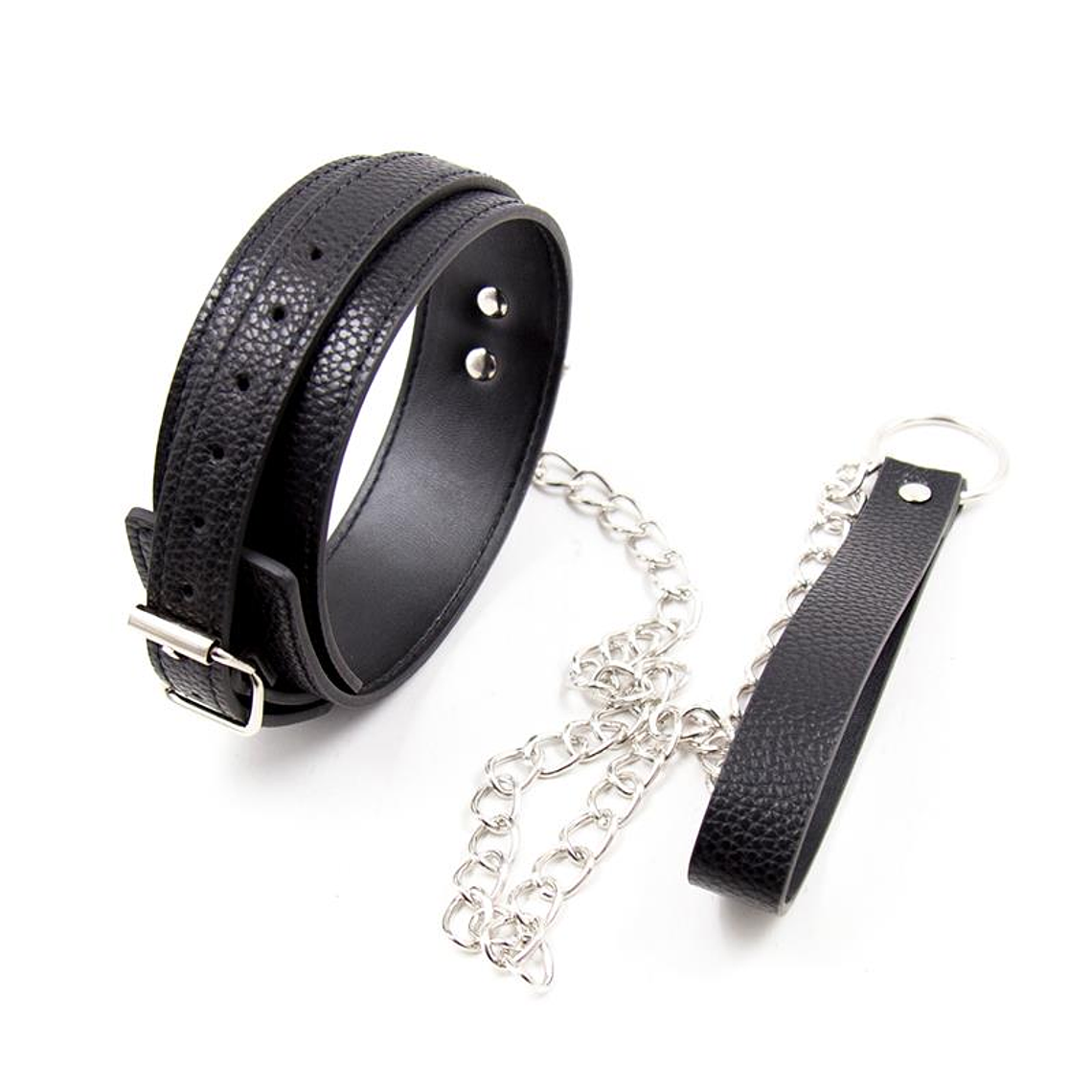 Snake Pattern Collar with Leash 1