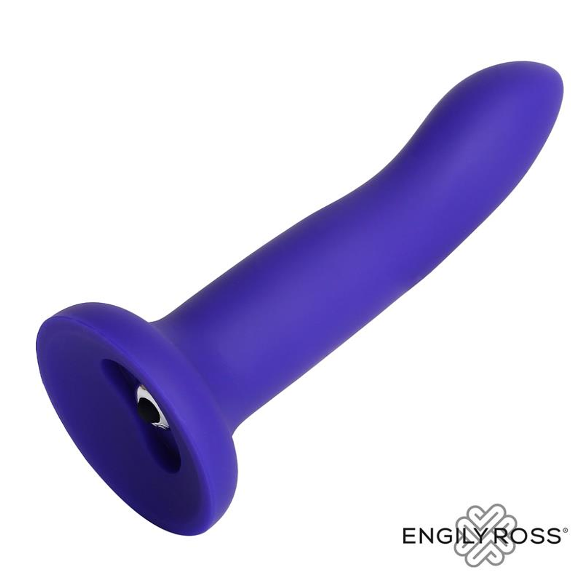 Vibrating Color-Changing Dildo Blue to Purple Size M 17 cm 4