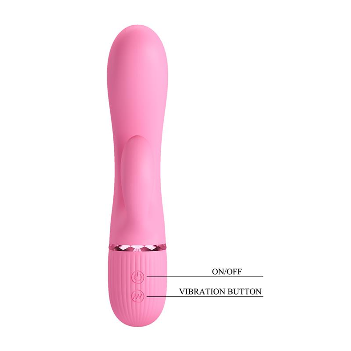 Marski Vibrator with Rabbit G Spot Pink 7