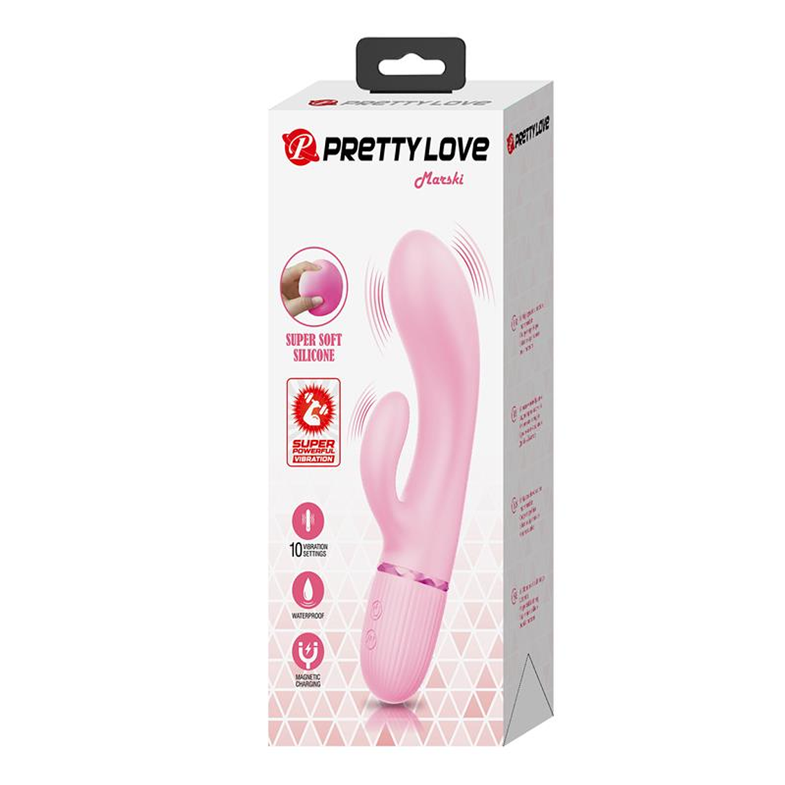 Marski Vibrator with Rabbit G Spot Pink 10