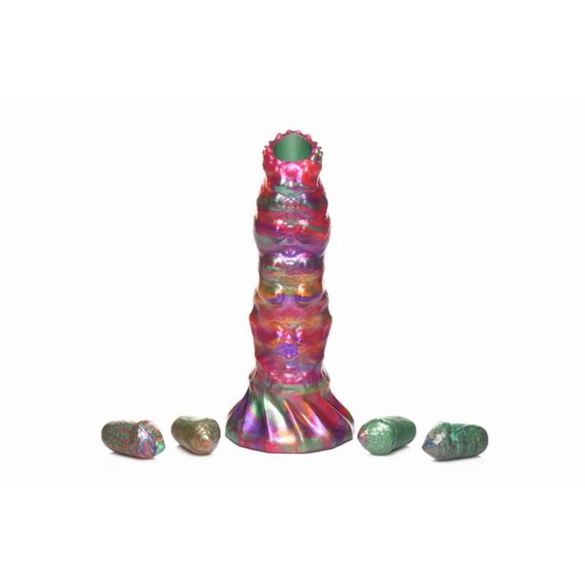 Ovipositor dildo with 4 silicone eggs 9 3
