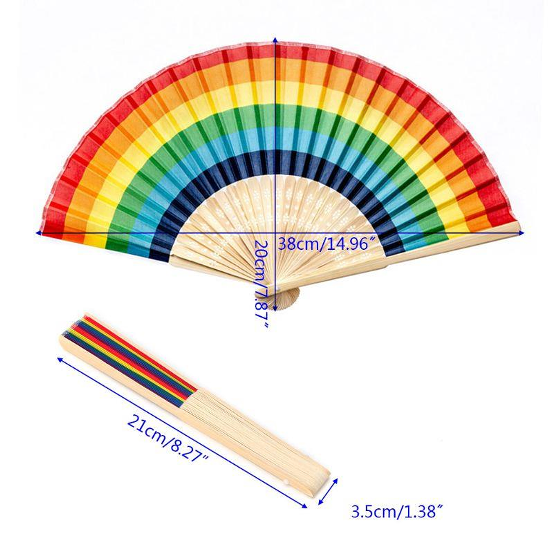 Wooden Fan LGBT 3