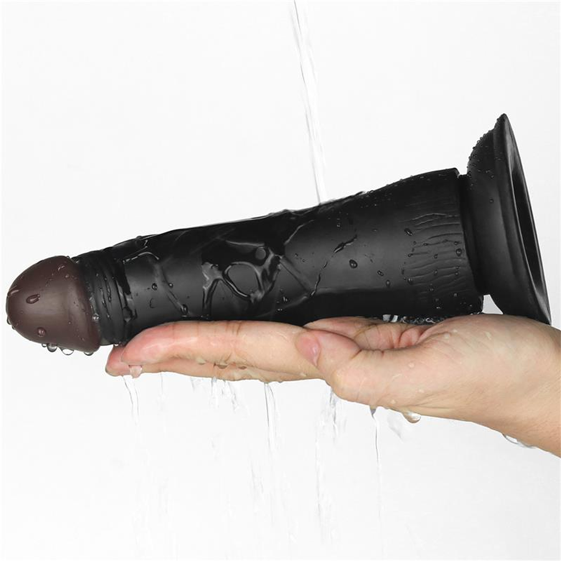 Adjustable Strap on with Dildo 10 Vibrations 7.5 16