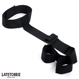 Ribbon Neck to Wrist Bondage