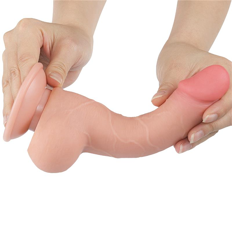 Sliding Skin Dual Layer Dildo 7.5 3