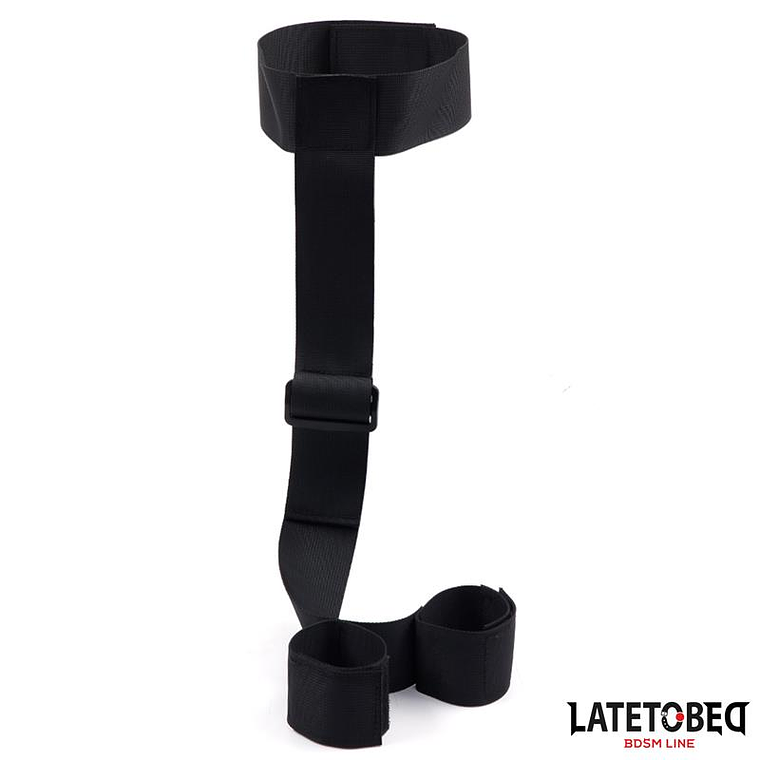 Ribbon Neck to Wrist Bondage 5