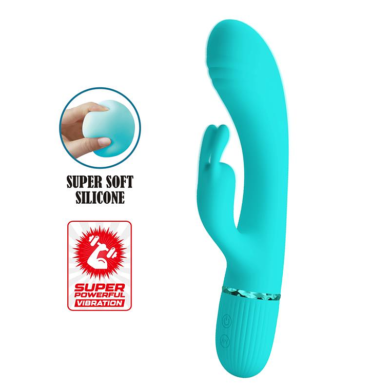 Scocco Rabbit Vibrator Turquoise 1