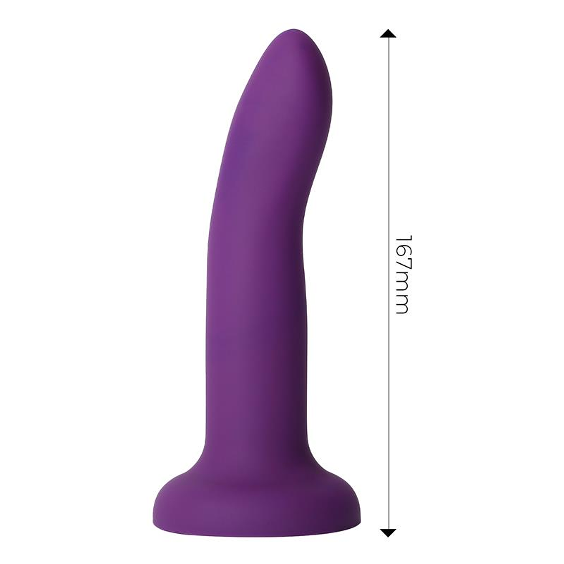 Color-Changing Dildo Purple to Pink Size M 17 cm 6