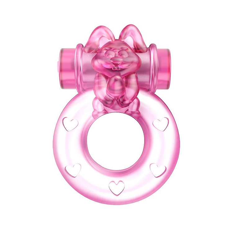 Cock Ring with Vibrating Bullet Rabbit 1