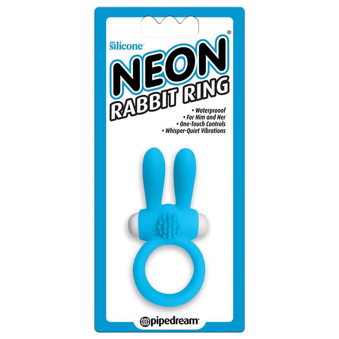 Neon Rabbit Ring Blue 2