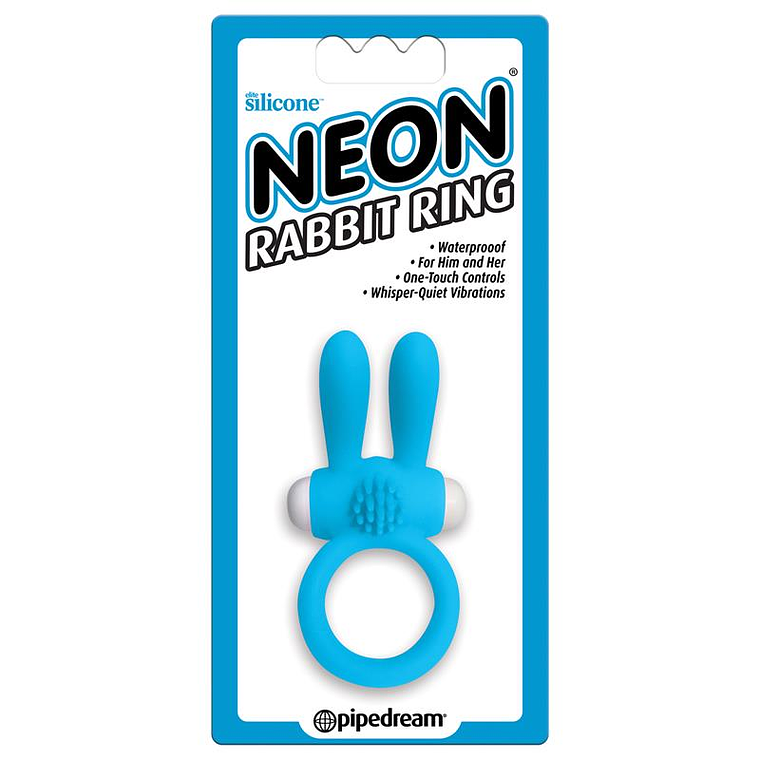 Neon Rabbit Ring Blue 2