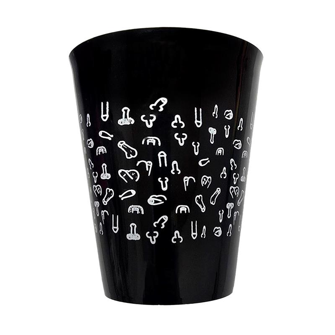 Plastic Cup with White Penis 500ml 1