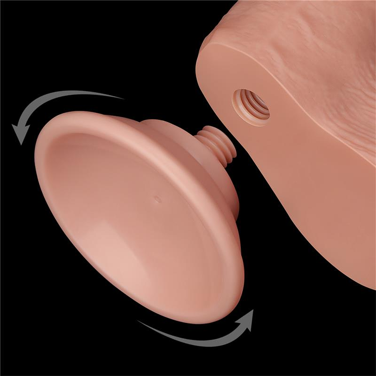 Sliding Skin Dual Layer Dildo 7.5 8