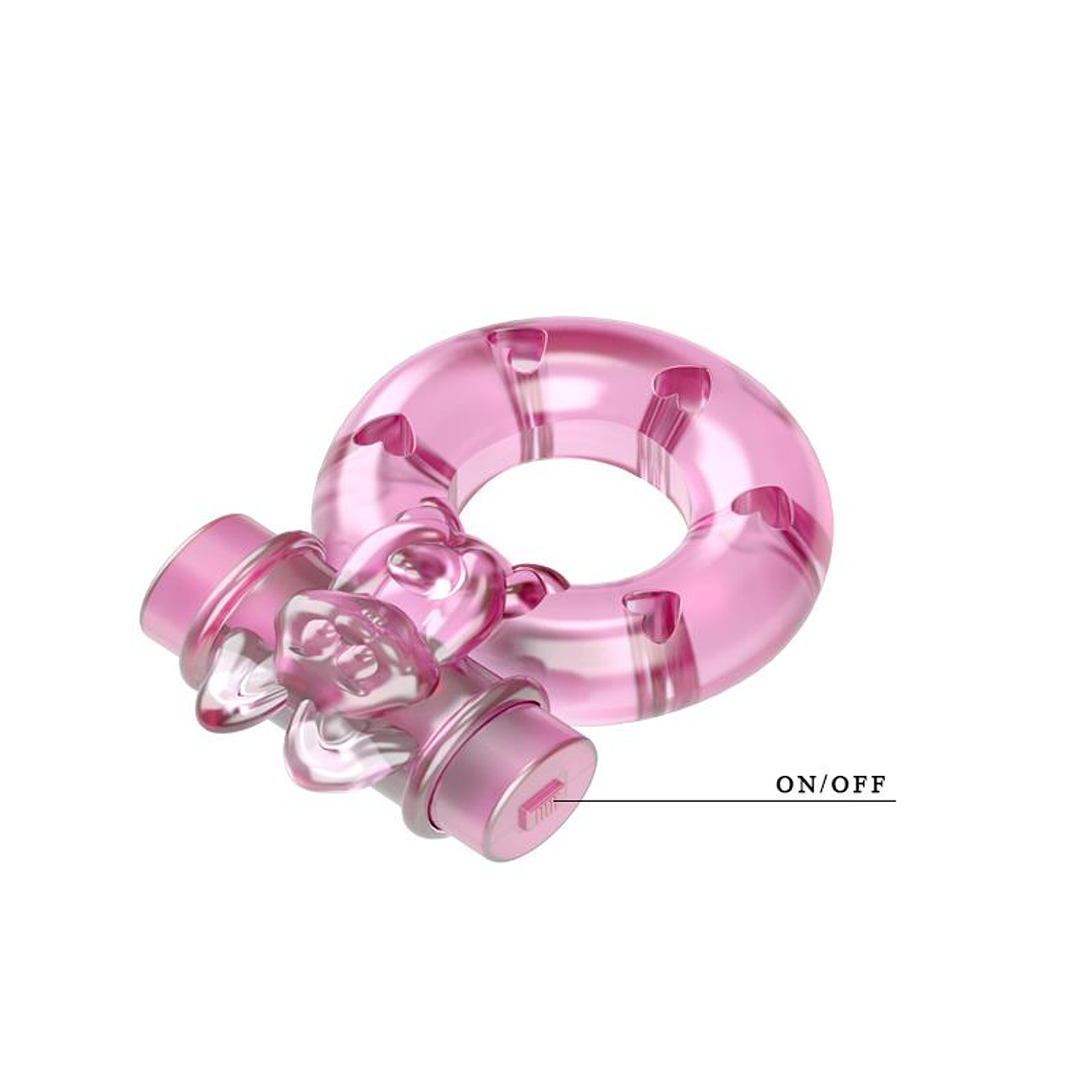 Cock Ring with Vibrating Bullet Rabbit 7