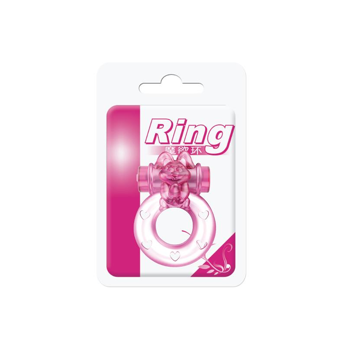 Cock Ring with Vibrating Bullet Rabbit 8