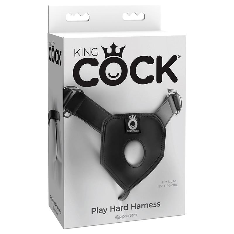 King Cock  Play Hard Harness-Black 2