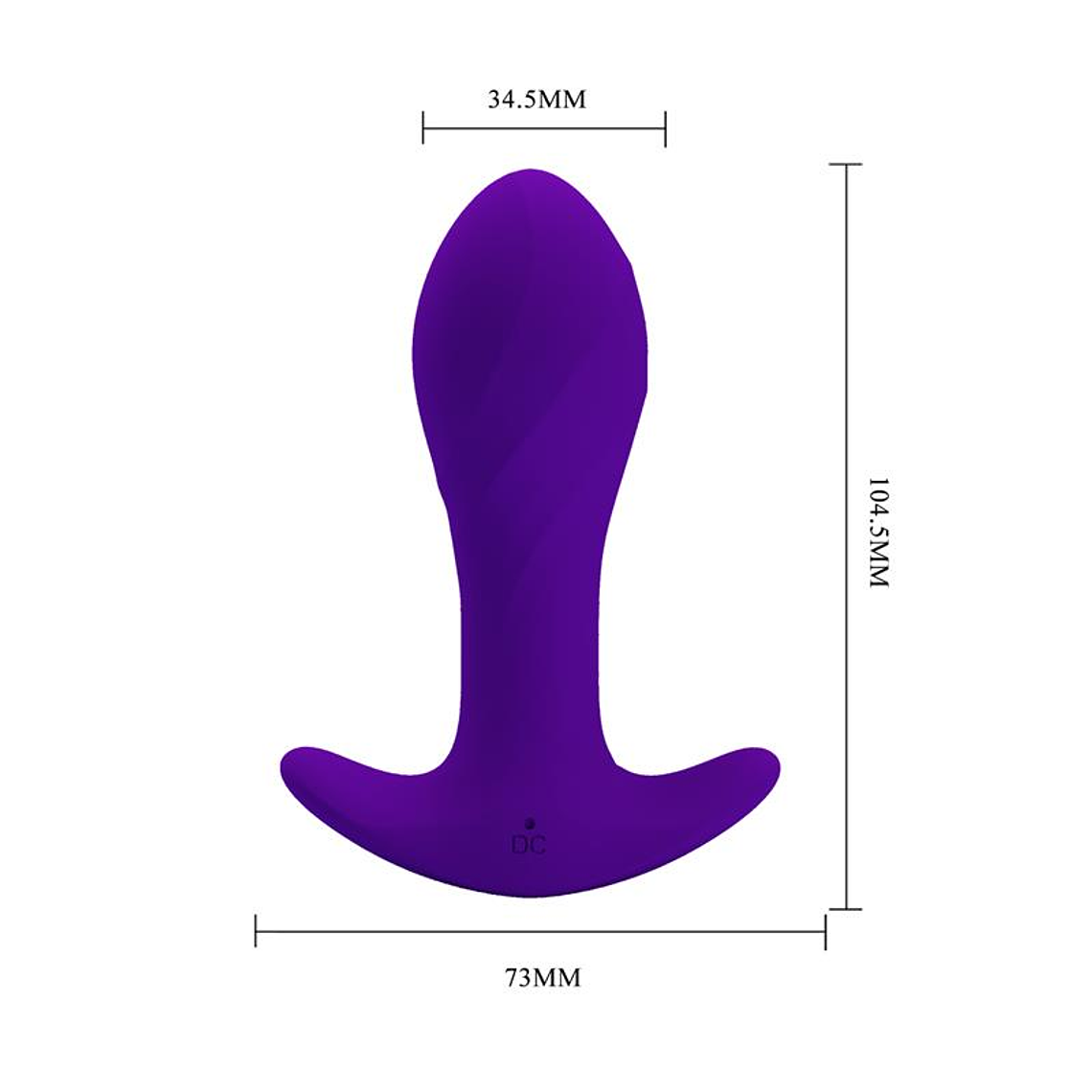 Anal Masager with Vibration Purple 8