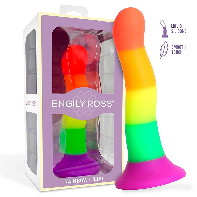Dildo Rainbow Color LGBT 18 cm 1