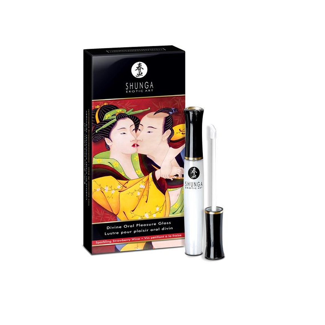 Shunga Gloss for Oral Pleasure Wine Strawberry 1