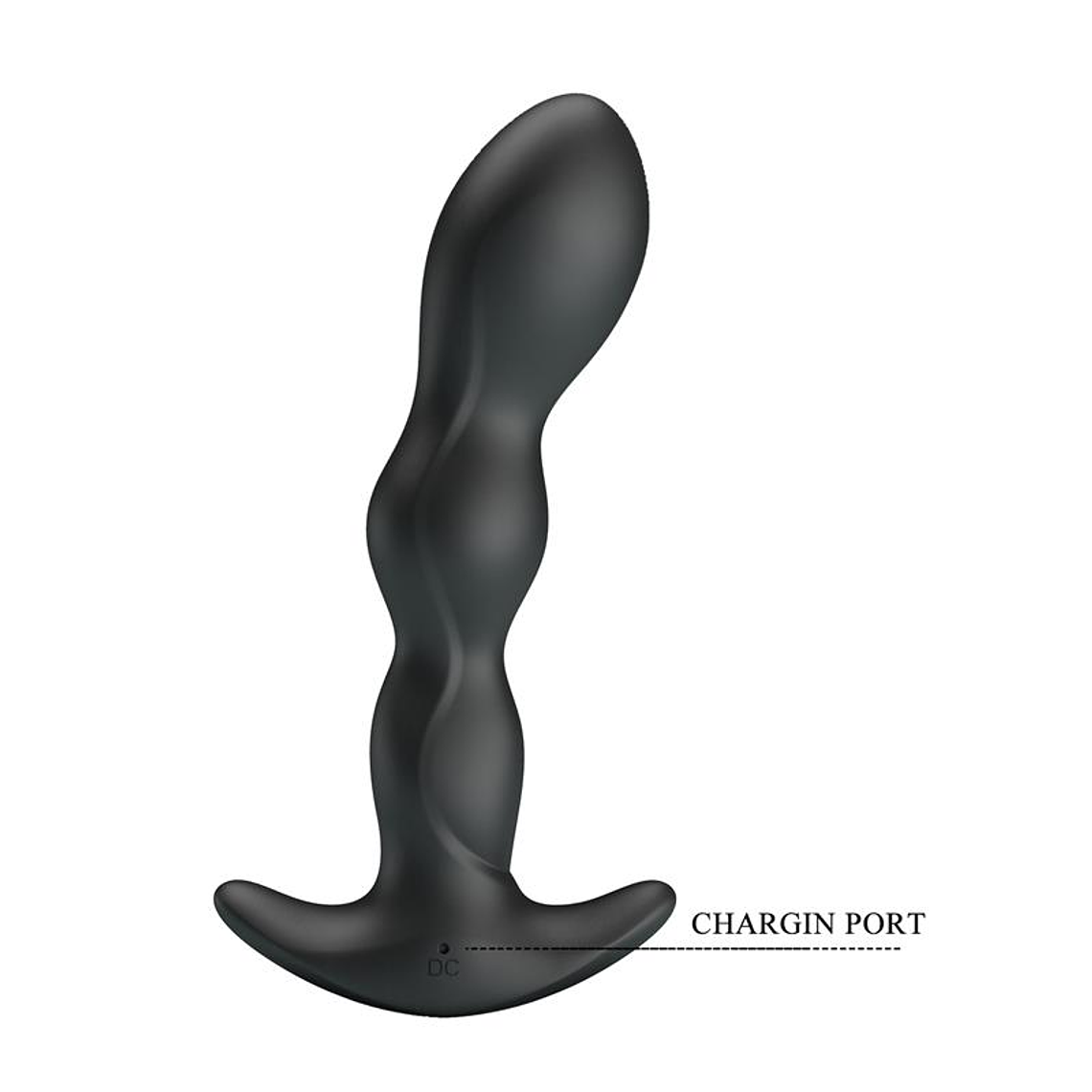 Yale Butt Plug with Vibration Black 7