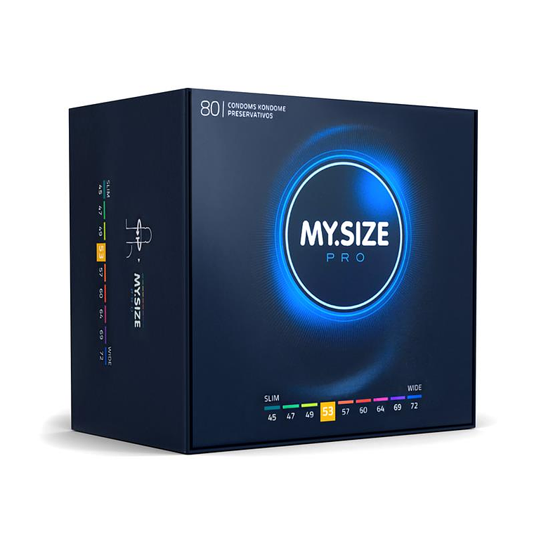 My Size Pro Size 53 Box of 80 Units 1