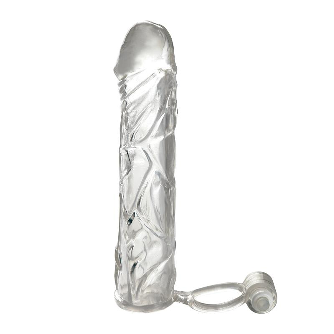 Fantasy X-tensions  Vibrating Super Sleeve - Clear 1