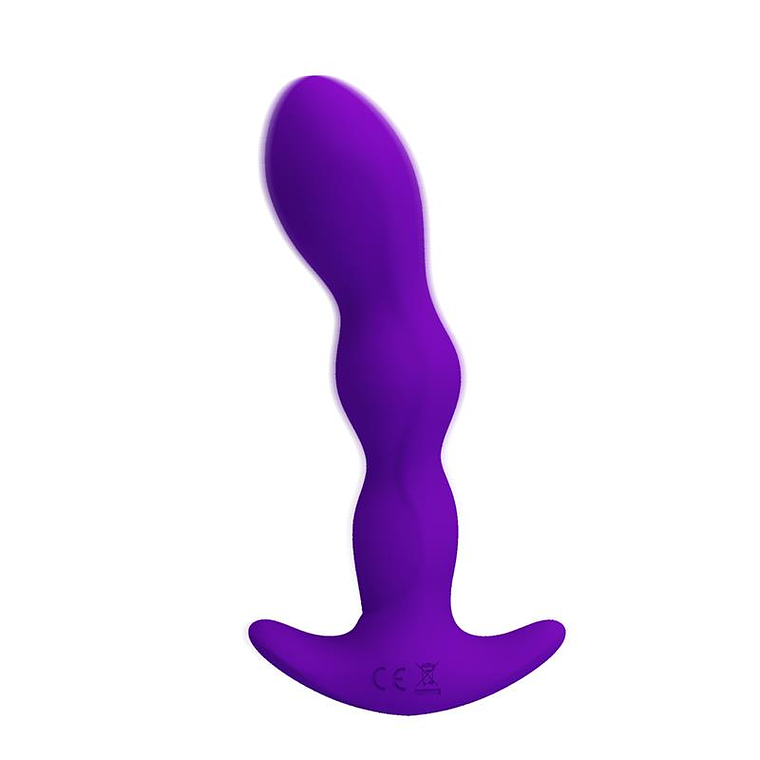 Yale Butt Plug with Vibration Purple 5