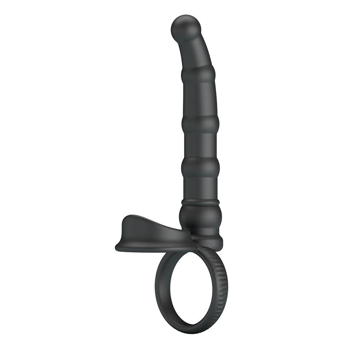 Tatum Cock Ring with Vibrating Plug Plug 3