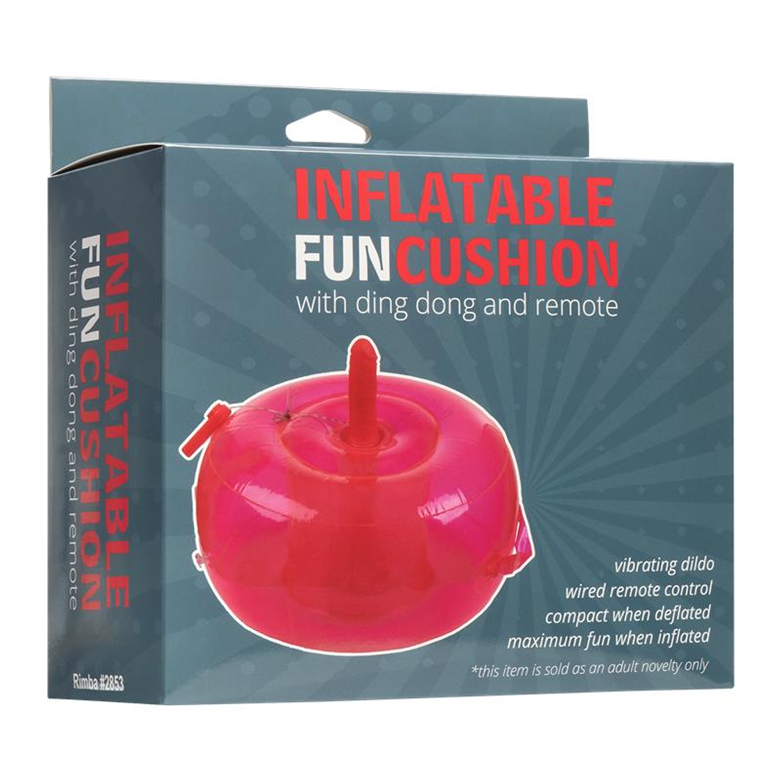 Inflatable Cushion with Vibrating Dildo and Rmote Ding Dong 6
