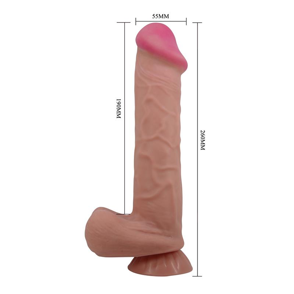 Sliding Skin Realistic Dildo 26 cm 9