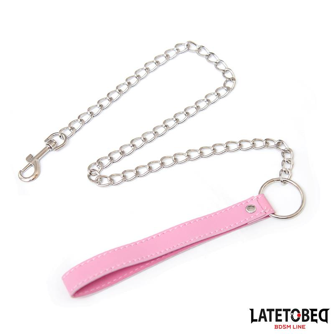 Metal Chain Leash  Pink 65cm 1
