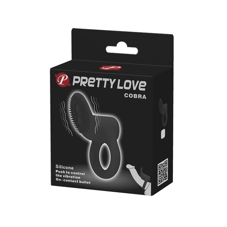 Penis Ring with Vibration Cobra 8