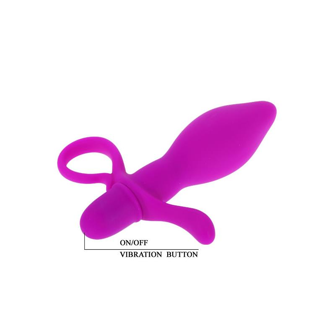 Butt Plug with Vibration Taylor Purple 6