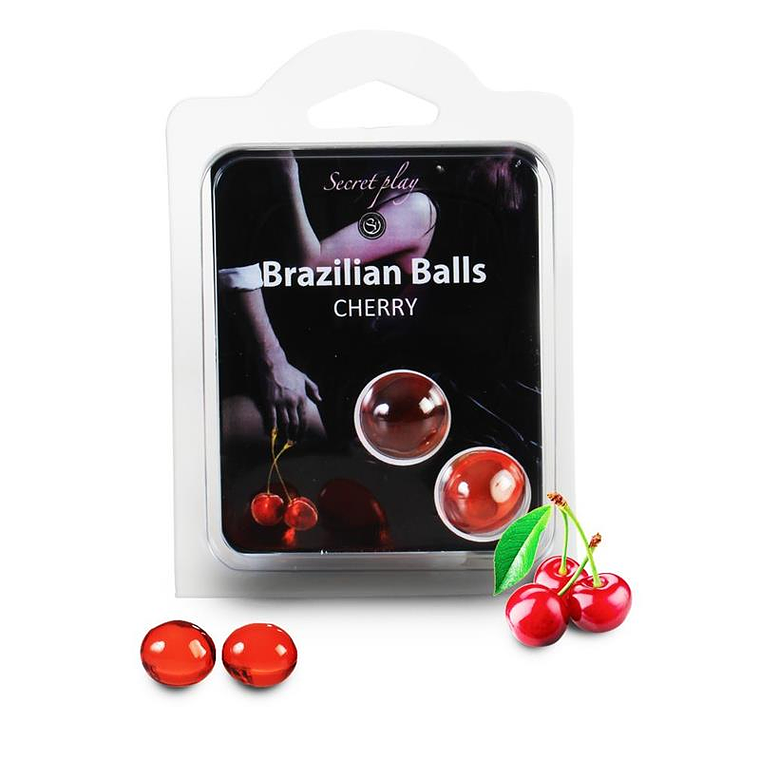 Secret Play Set 2 Brazilian Balls Cherry Aroma 1