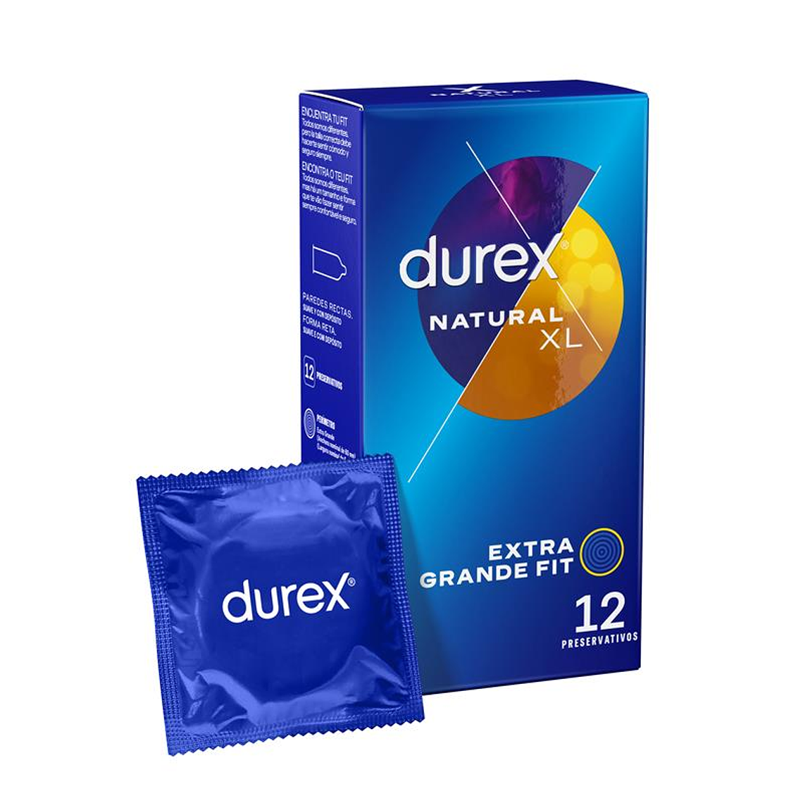 Natural XL Condoms 12 units 1