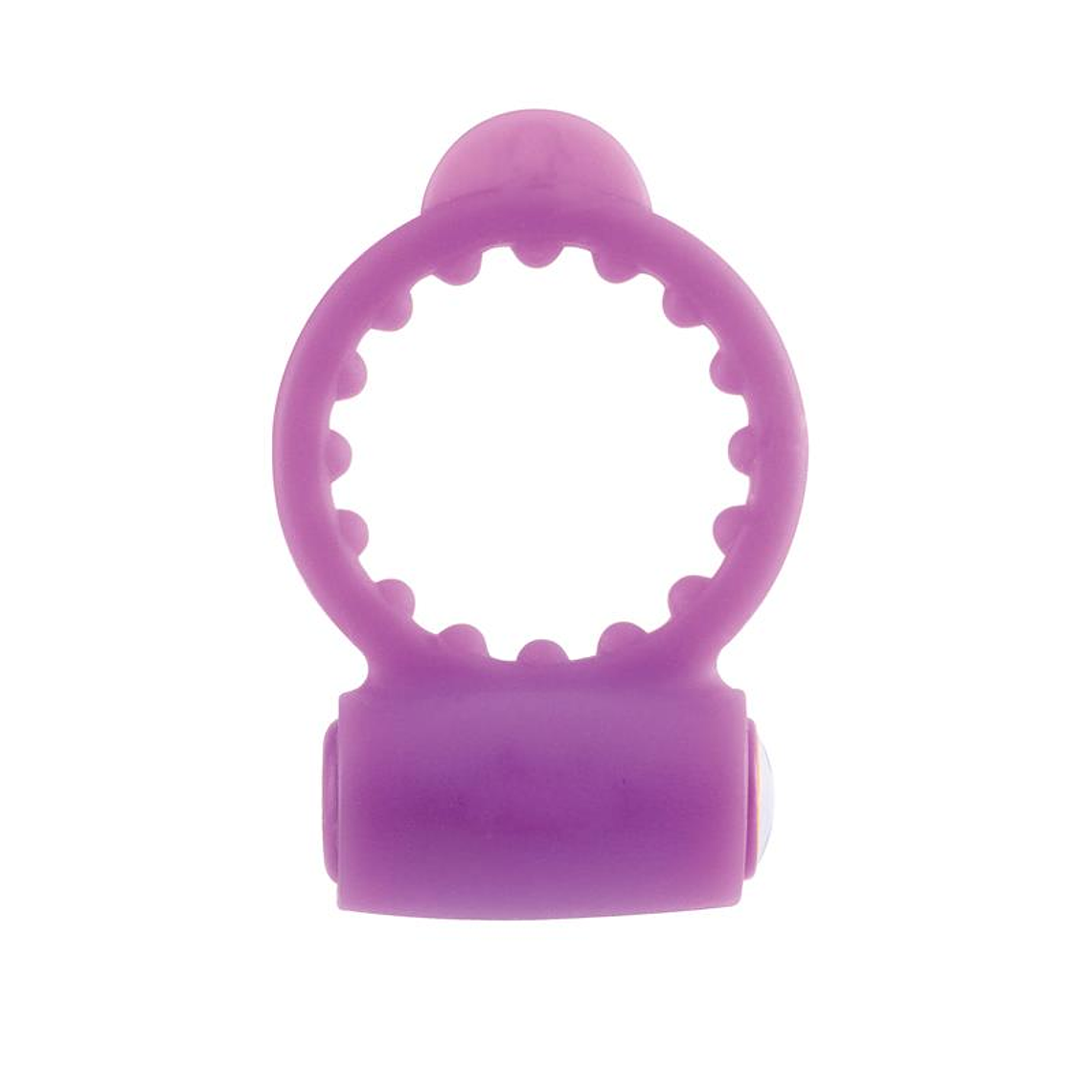 Neon Vibrating Cockring Purple 1