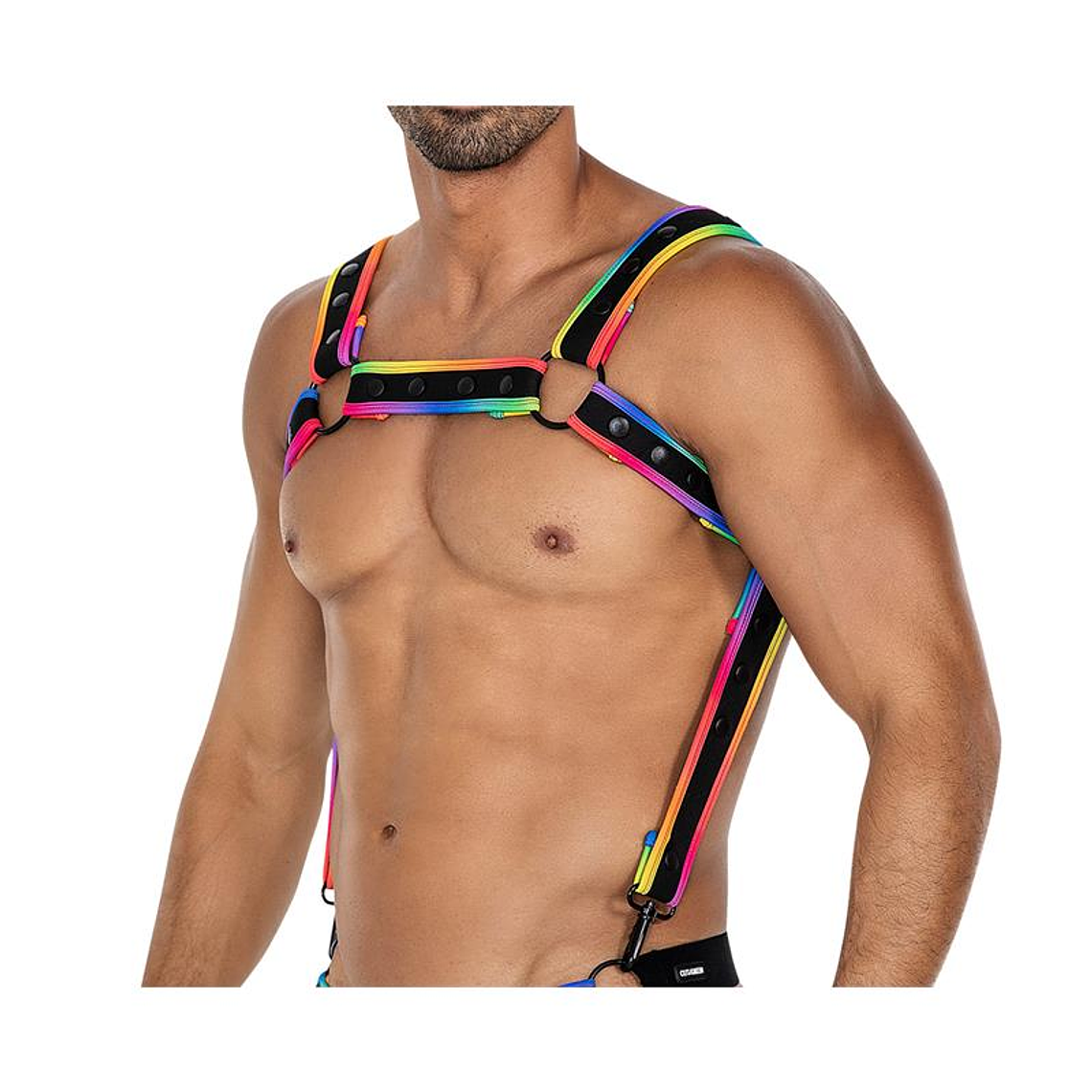 H4RNESS05 Chest Harness Neon MultiColor One size 1