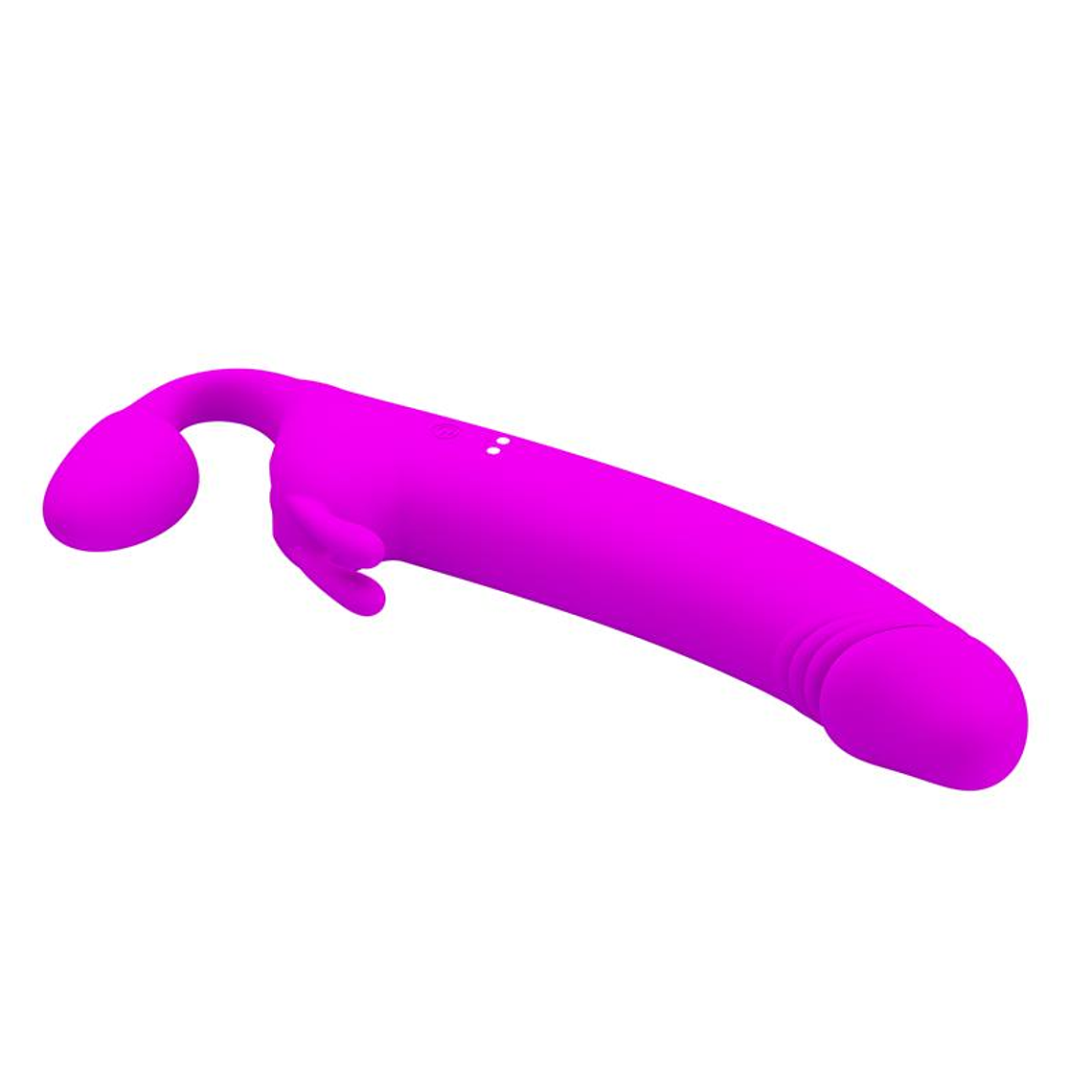 Zanini Vibrating Strapless StrapOn Silicone 4