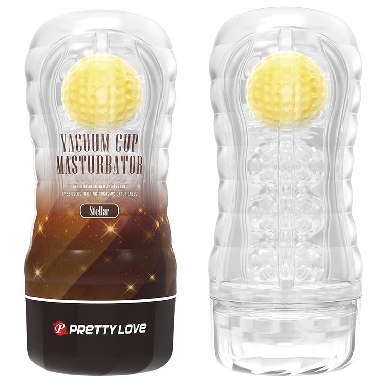 Stellar Ball-Rolling Masturbator Cup Yellow 1