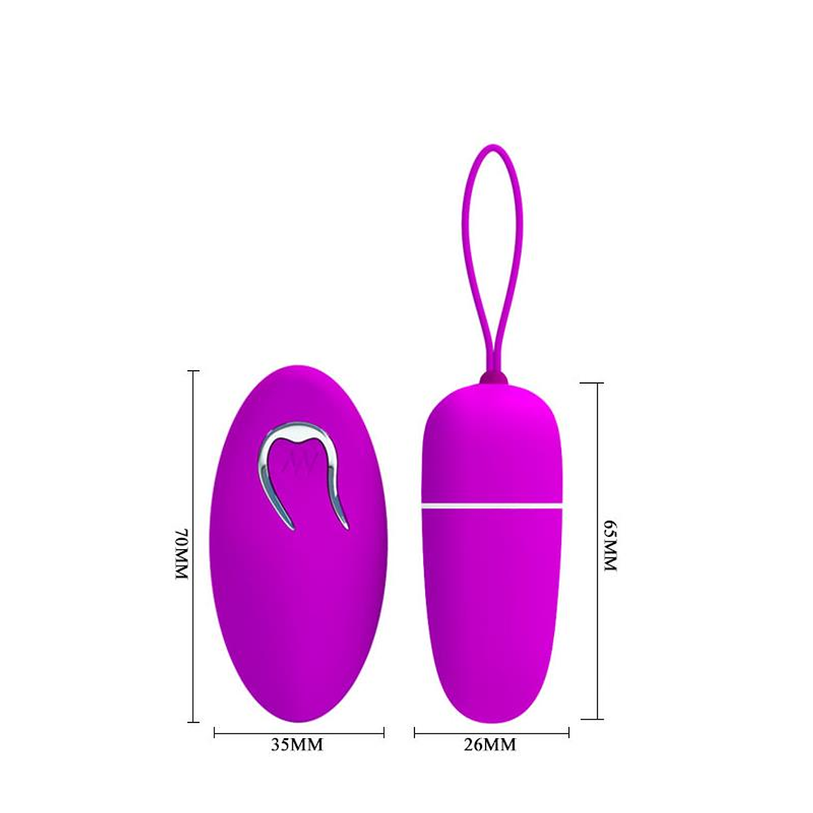Pretty Love Vibrating Egg Bradley Purple 4