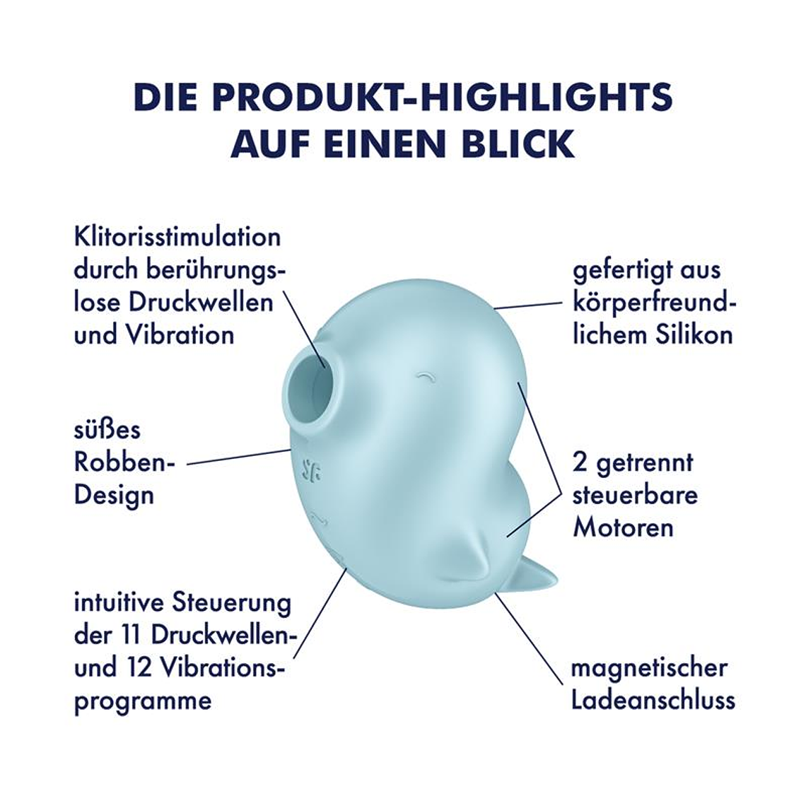 Sassy Seal Clit sucker with Vibration 9